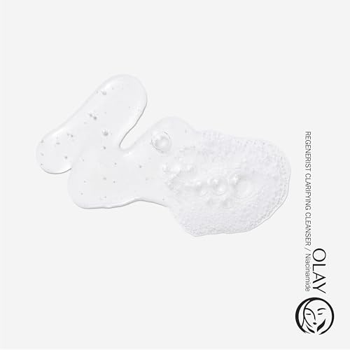 Olay Face Wash, Daily Facial Cleanser with Niacinamide, Peptides & Glycerin - Clarifying, Refreshes Skin Surface, Refines Appearance of Pores - Sulfate-Free, Paraben-Free, Oil-Free, 16 Oz