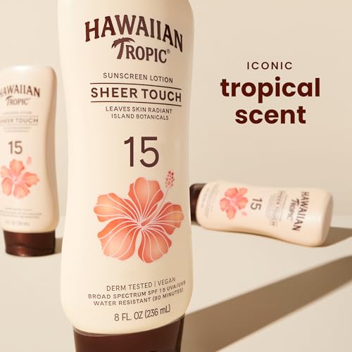 Hawaiian Tropic Sheer Touch Sunscreen Lotion for Body, SPF
