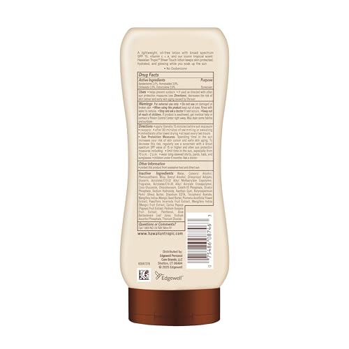 Hawaiian Tropic Sheer Touch Sunscreen Lotion for Body, SPF