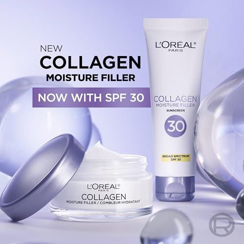 L’Oreal Paris Collagen Daily Face Moisturizer, Anti Aging Face Cream to Reduce Wrinkles and Provide Intense Hydration