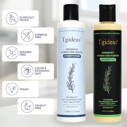 Tgideas Organic Rosemary Hair Growth Shampoo for Women and Men