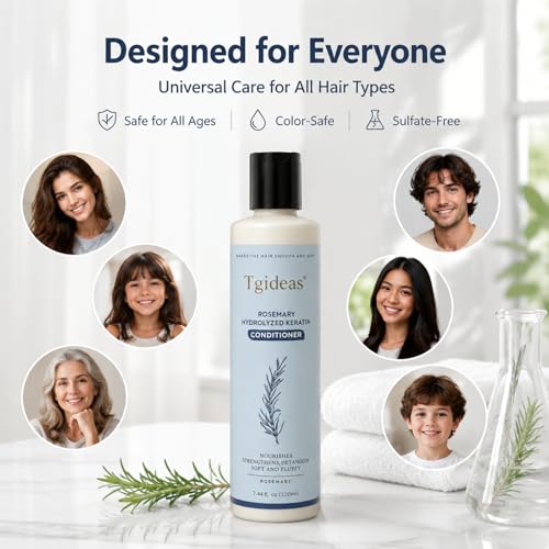 Tgideas Organic Rosemary Hair Growth Shampoo for Women and Men