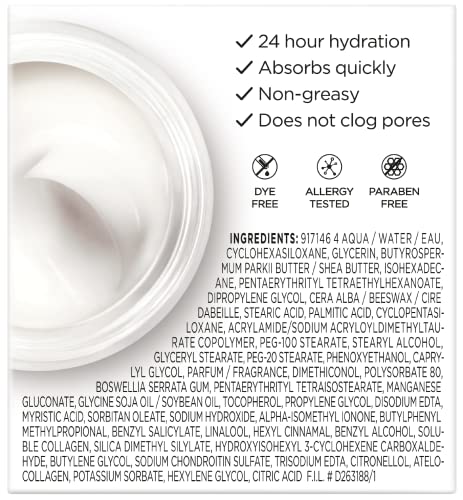 L’Oreal Paris Collagen Daily Face Moisturizer, Anti Aging Face Cream to Reduce Wrinkles and Provide Intense Hydration