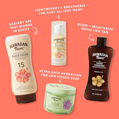 Hawaiian Tropic Sheer Touch Sunscreen Lotion for Body, SPF