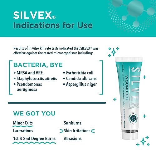 Be Smart Get Prepared SILVEX Wound Care Gel 0.5 Fl Oz