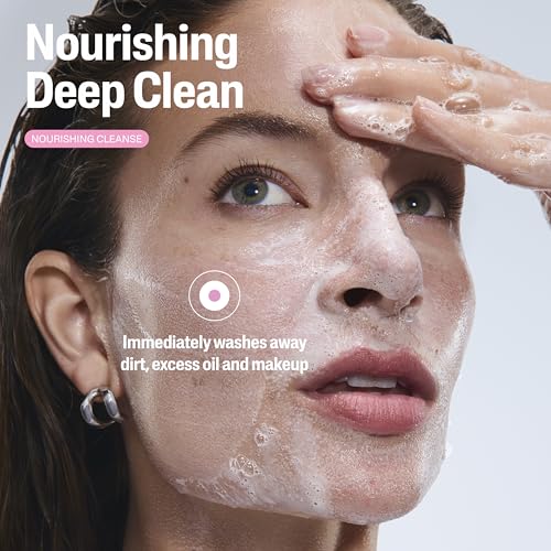 Cetaphil Nourishing Oil to Foam Facial Cleanser, Dry Skin, 8 fl oz