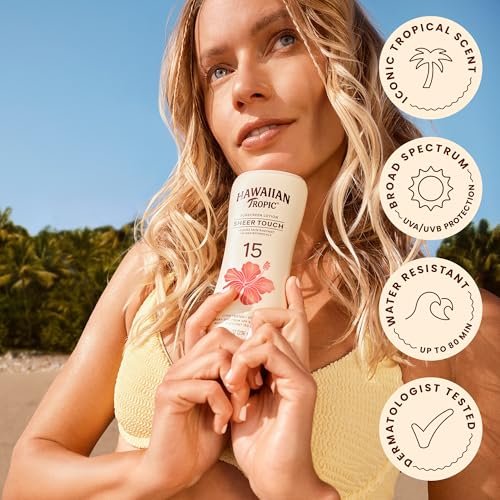 Hawaiian Tropic Sheer Touch Sunscreen Lotion for Body, SPF