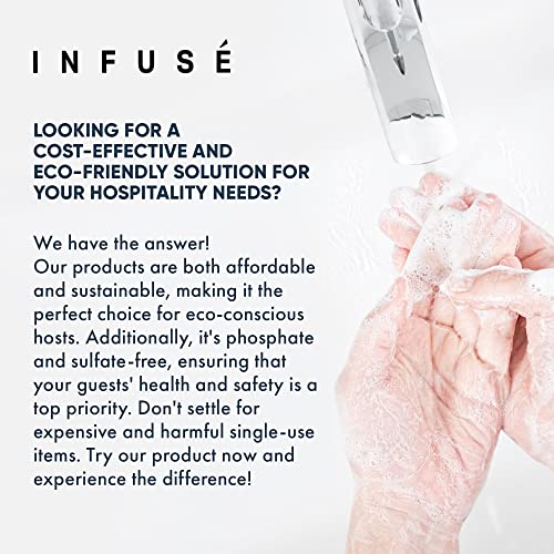 Hand/Body Wash | Infuse Lavender Mint Hotel | 1 Gallon | For Hospitality & Vacation Rentals to Refill Dispensers