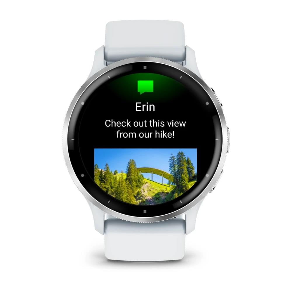 Garmin Venu 3 AMOLED Smartwatch with Stainless Steel Bezel
