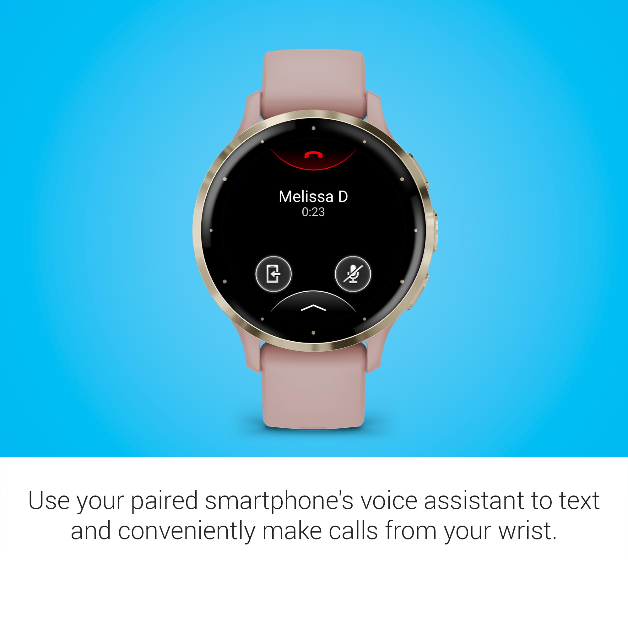 Garmin Venu 3 AMOLED Smartwatch with Stainless Steel Bezel