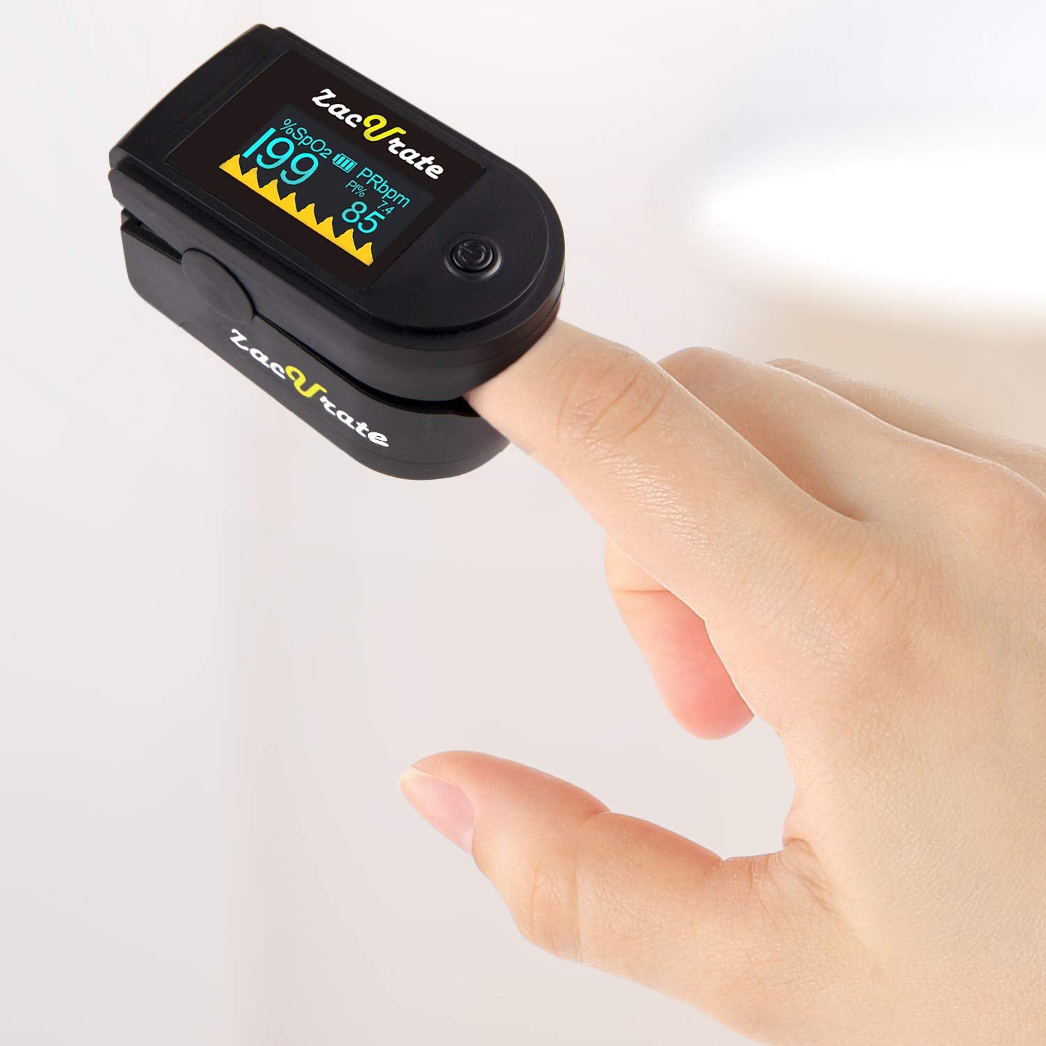 Zacurate 500 Series Fingertip Pulse Oximeter Monitor