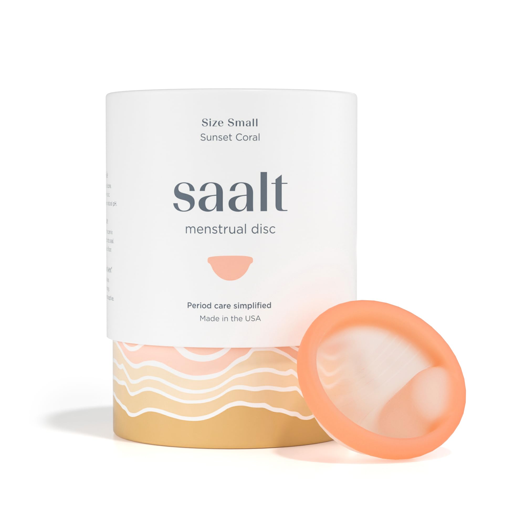 Saalt Soft Reusable Menstrual Cup & Disc Set for Women