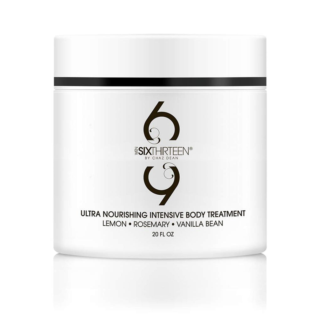 WEN 613 by Chaz Dean Ultra Nourishing Intensive Body Treatment - Body Butter for Extremely Dry Skin, Body Cream Lotion for Women & Men, Skin Care, Thick Moisturizer - 20 Fl Oz Tub (Pack of 1)
