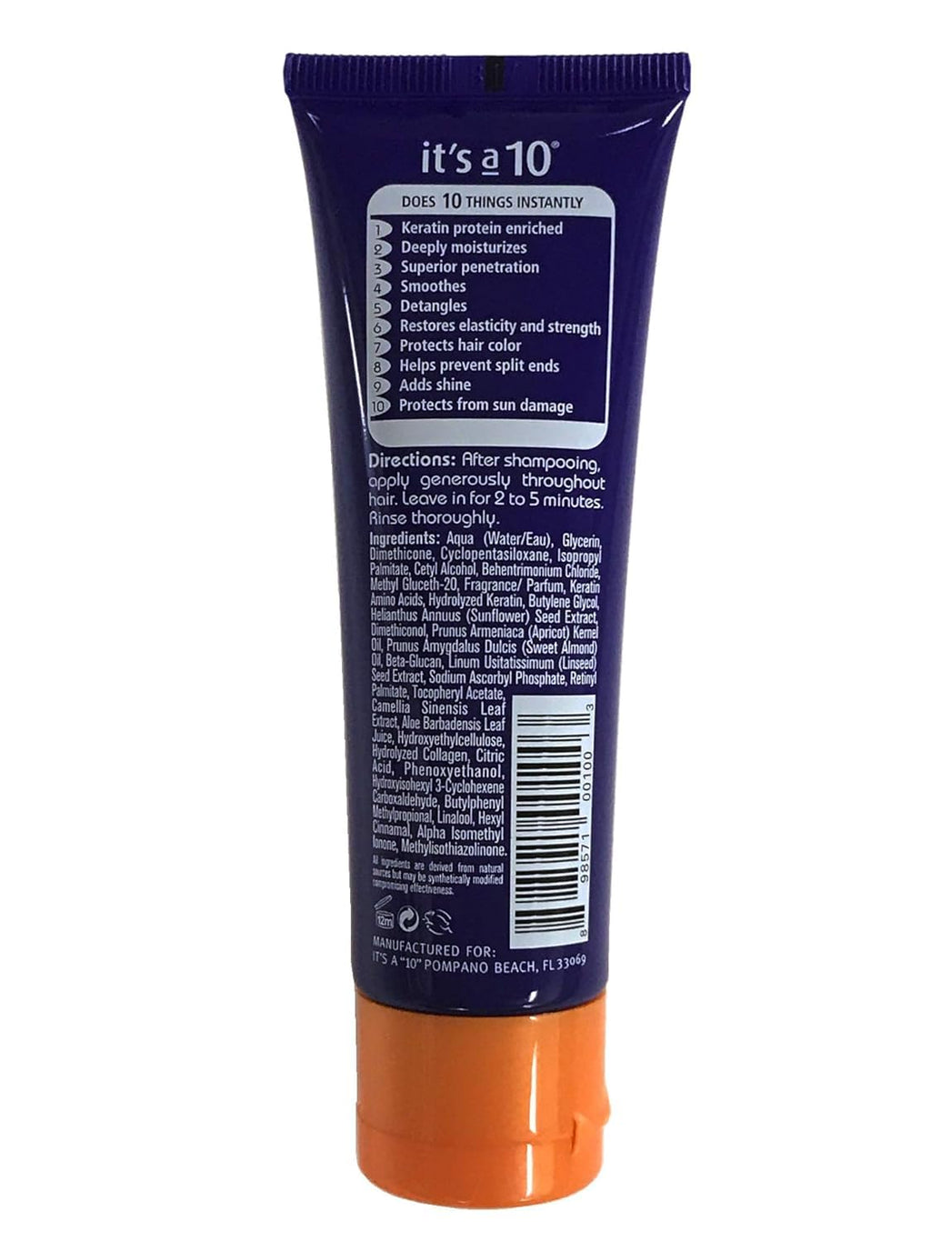It's a 10 Miracle Deep Conditioner Plus Keratin