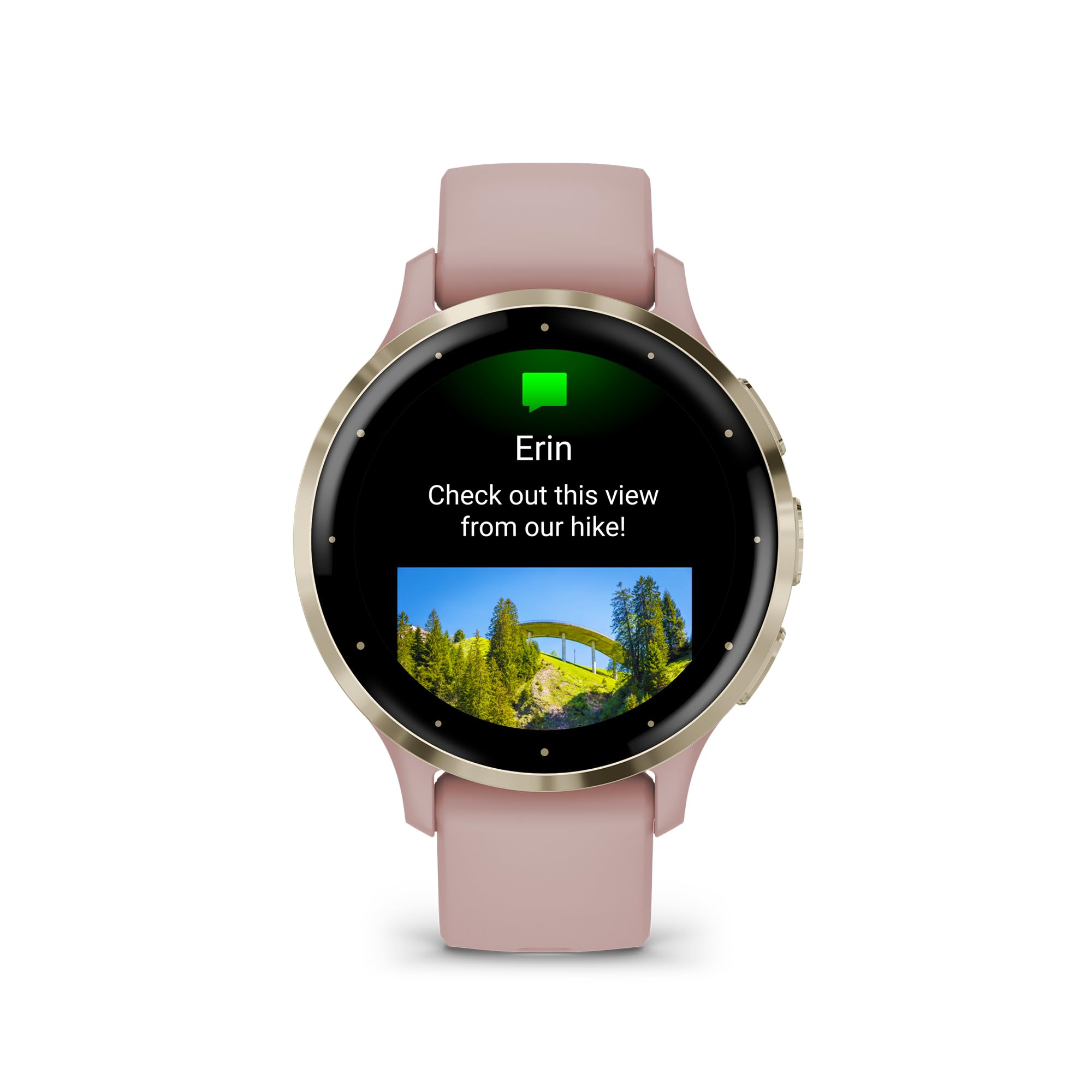 Garmin Venu 3 AMOLED Smartwatch with Stainless Steel Bezel