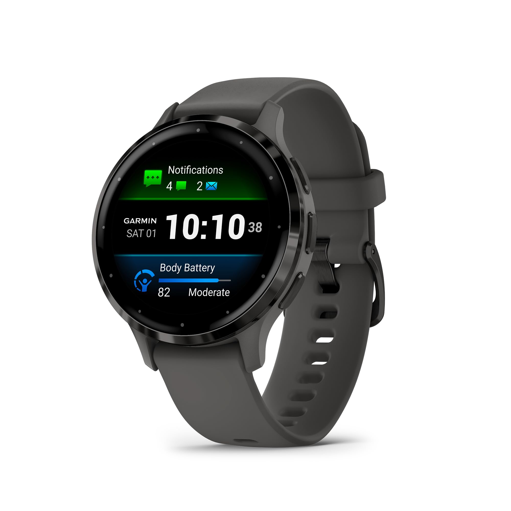 Garmin Venu 3 AMOLED Smartwatch with Stainless Steel Bezel