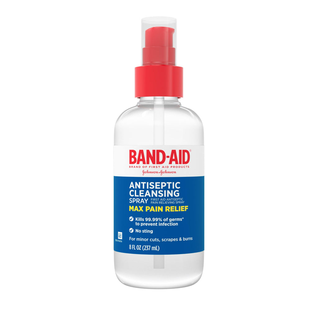 Band-Aid Antiseptic Cleansing Spray for Wound Care