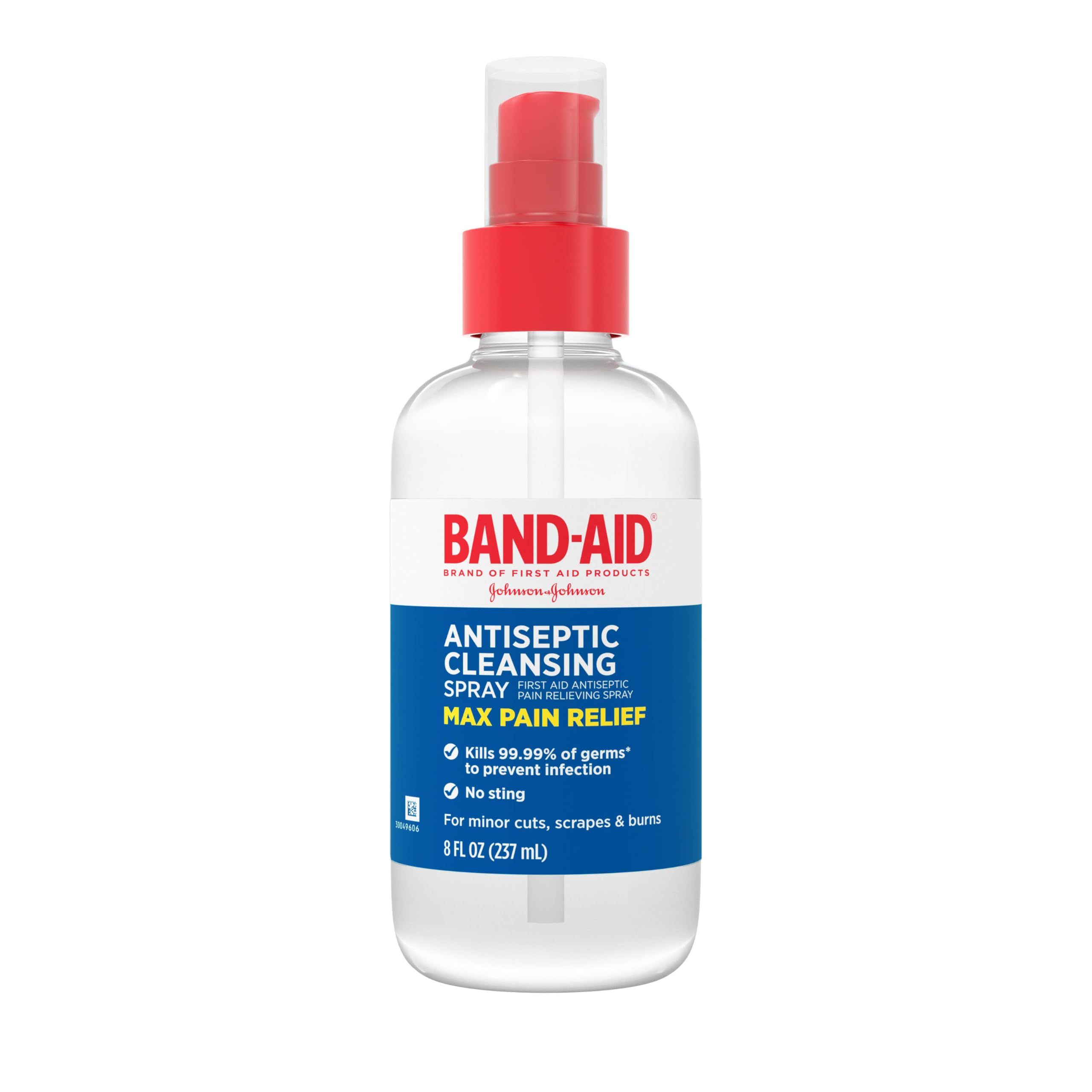 Band-Aid Antiseptic Cleansing Spray for Wound Care