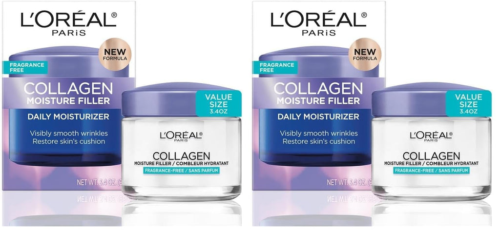 L’Oreal Paris Collagen Daily Face Moisturizer, Anti Aging Face Cream to Reduce Wrinkles and Provide Intense Hydration