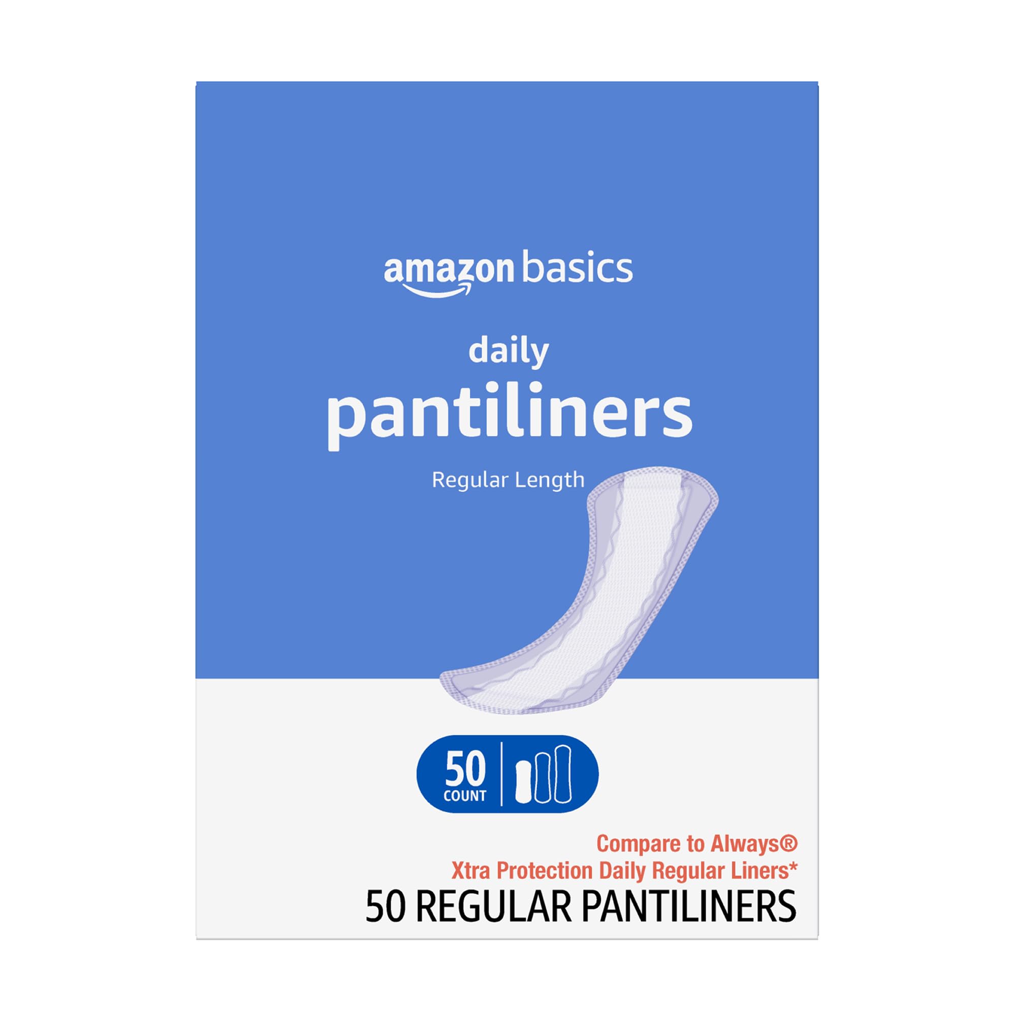 Amazon Basics Sanitary Napkin Liners for Daily Protection
