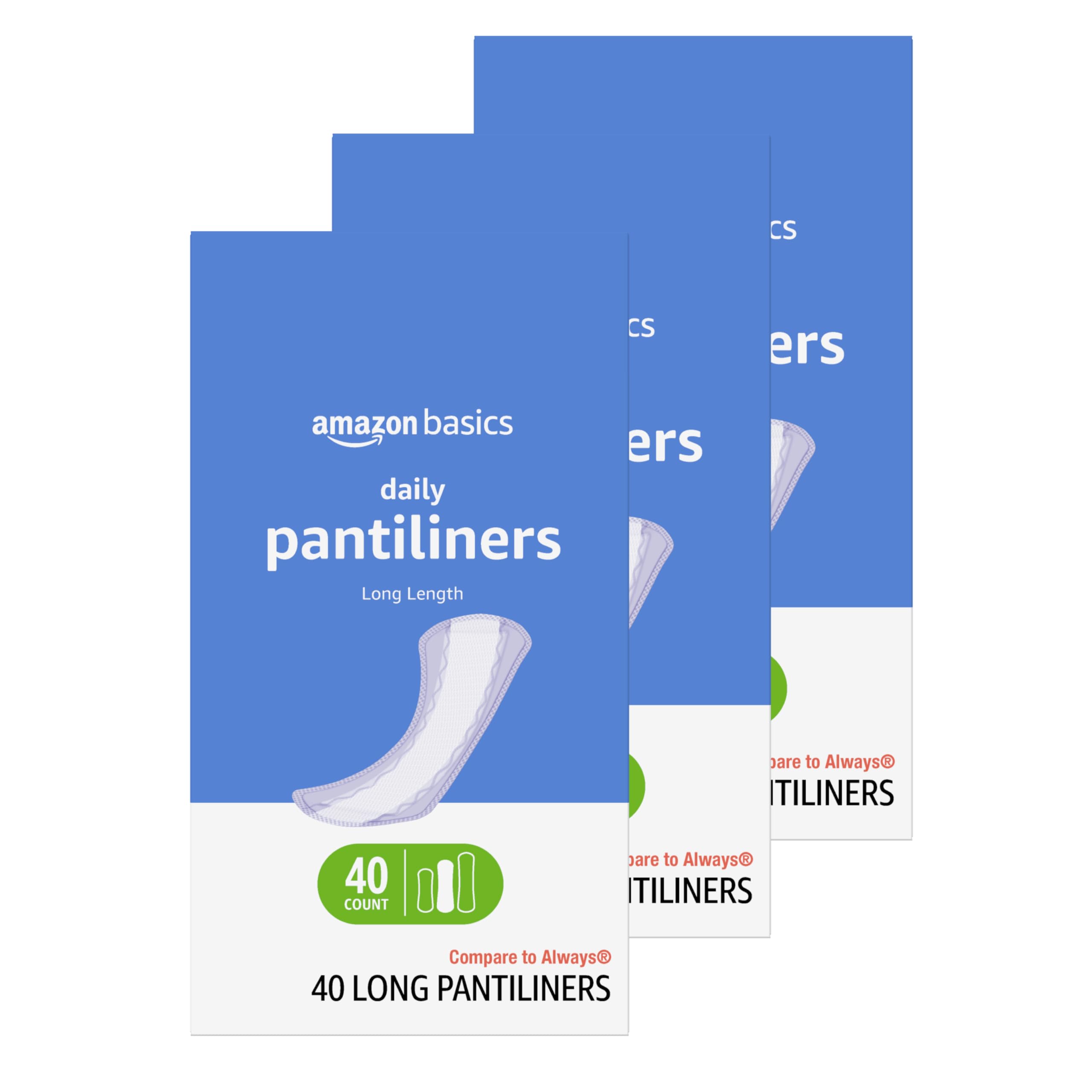 Amazon Basics Sanitary Napkin Liners for Daily Protection