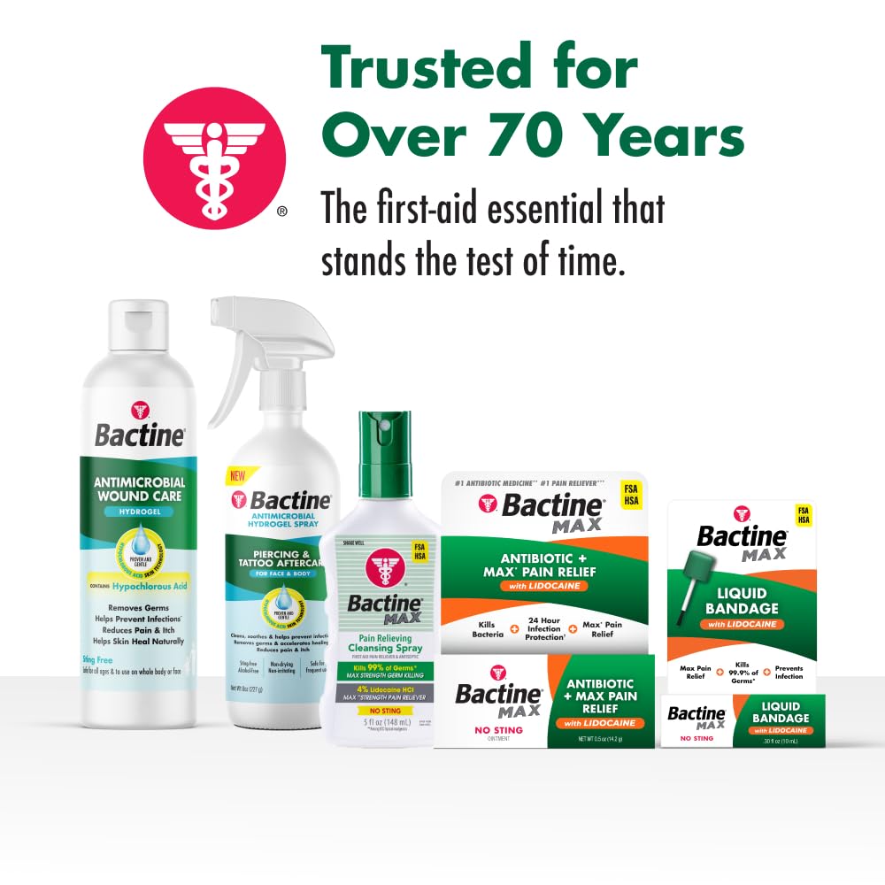 Bactine MAX Pain Relieving Wound Cleansing Spray