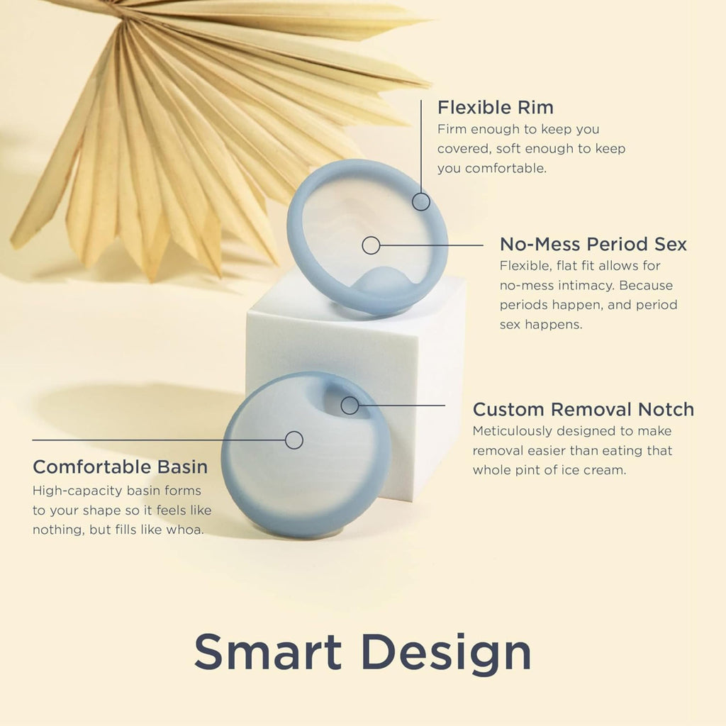 Saalt Soft Reusable Menstrual Cup & Disc Set for Women