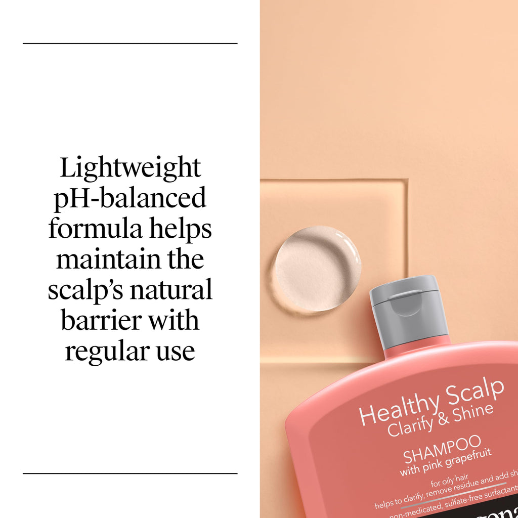 Neutrogena Healthy Scalp Clarify & Shine Shampoo, Pink Grapefruit 12 fl oz