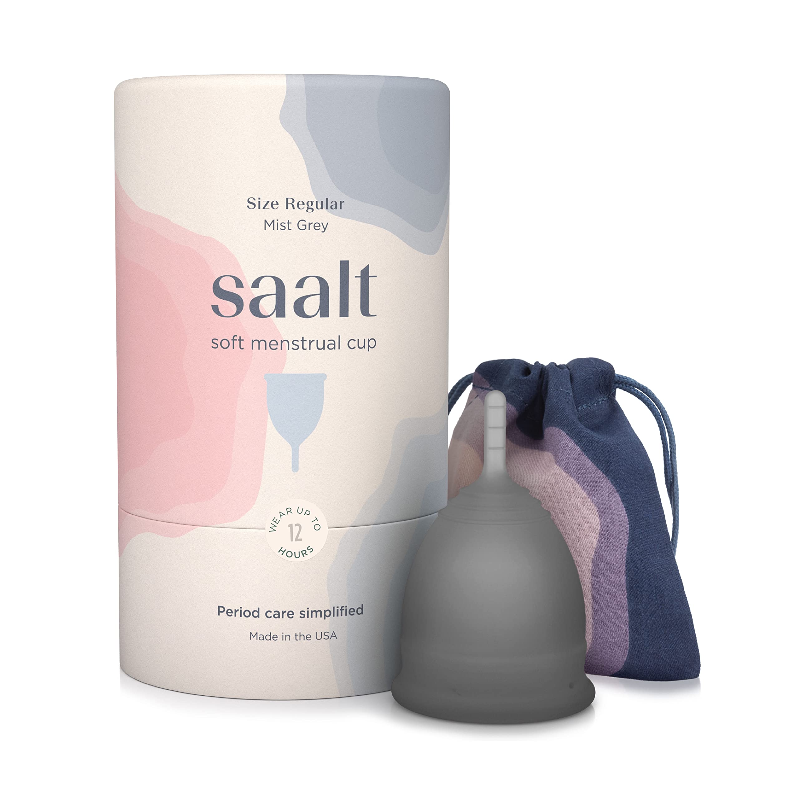 Saalt Soft Reusable Menstrual Cup & Disc Set for Women