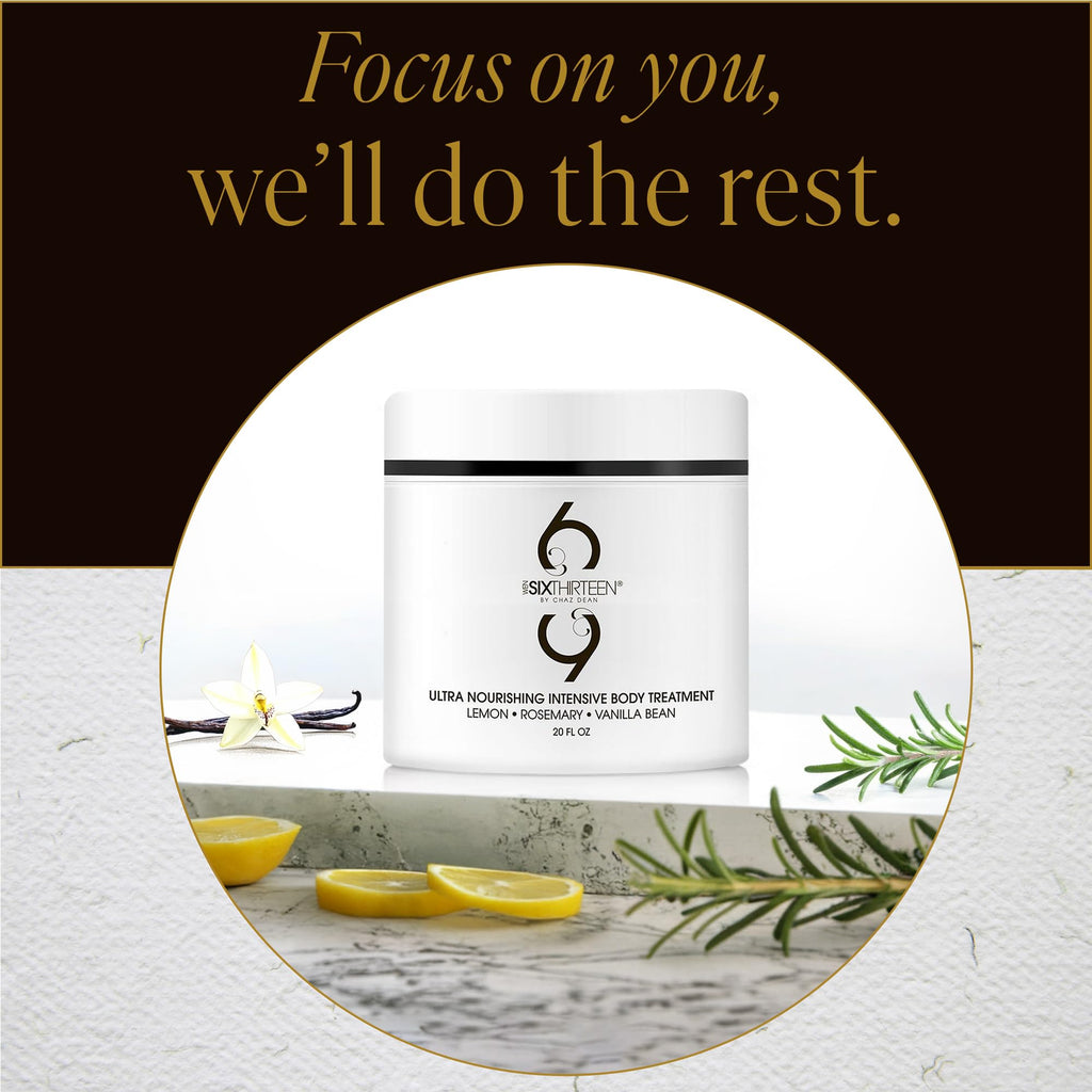 WEN 613 by Chaz Dean Ultra Nourishing Intensive Body Treatment - Body Butter for Extremely Dry Skin, Body Cream Lotion for Women & Men, Skin Care, Thick Moisturizer - 20 Fl Oz Tub (Pack of 1)