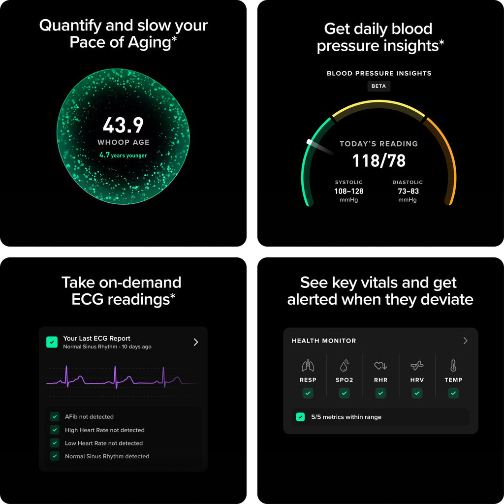 WHOOP 5.0/MG Health & Fitness Activity Tracker