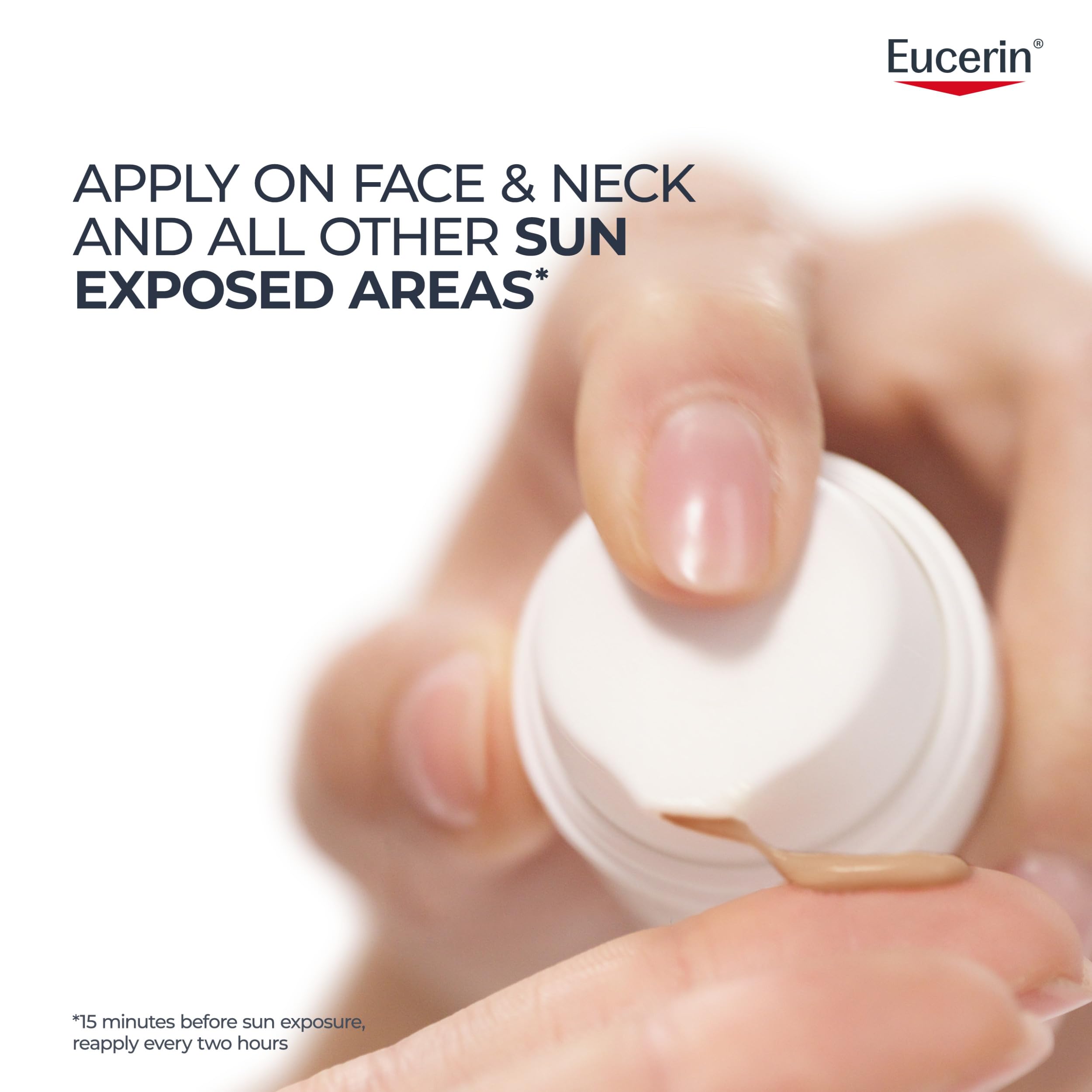Eucerin Sun Age Defense Tinted Face Lotion SPF 50, 2.5 FL OZ