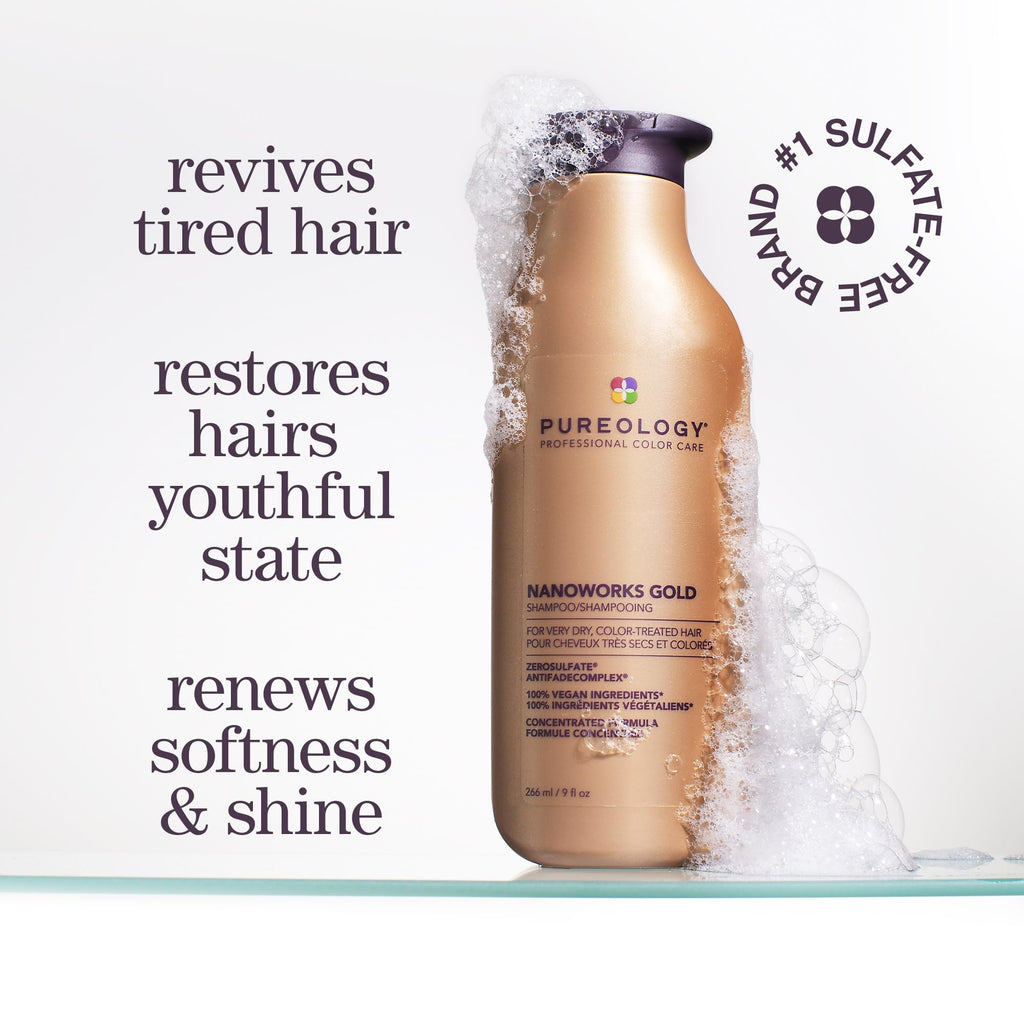 Pureology Nanoworks Gold Bundle – For Very Dry Hair, 33.8 fl oz