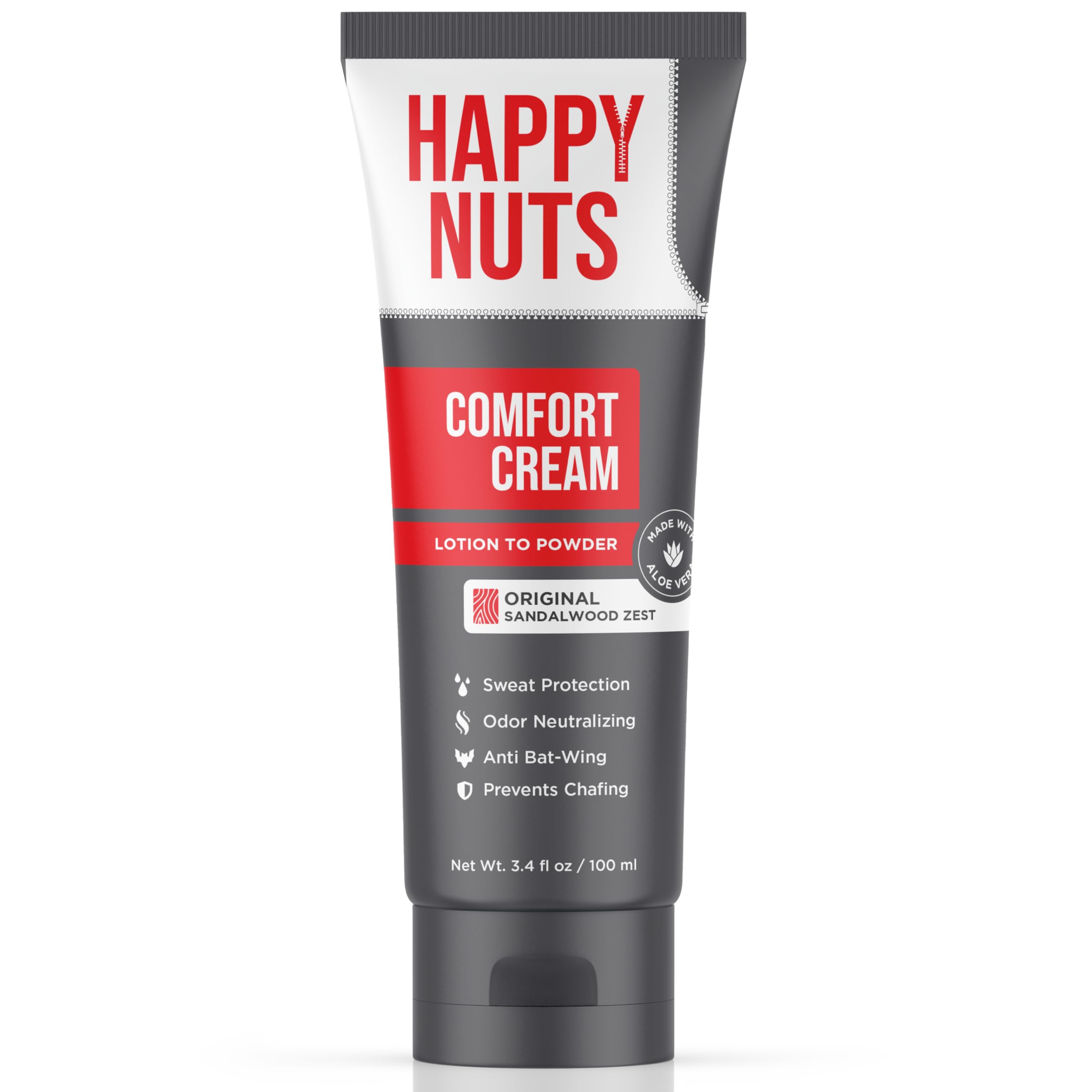 HAPPY NUTS Total Body and Ball Aluminum-Free Deodorant & Comfort Cream Bundle - Complete Ball & Body Odor Defense for Men, OG Scent