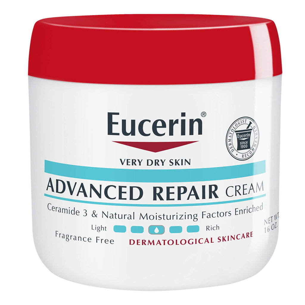 Eucerin Eucerin Advanced Repair Cream Body For Very Dry Skin Fragrance Free 16 Jar