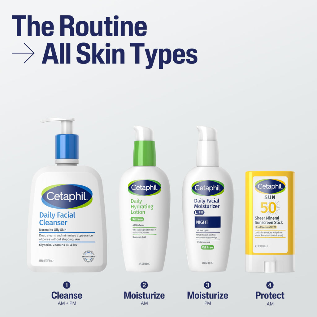 CETAPHIL Sheer Mineral Sunscreen Lotion for Face & Body
