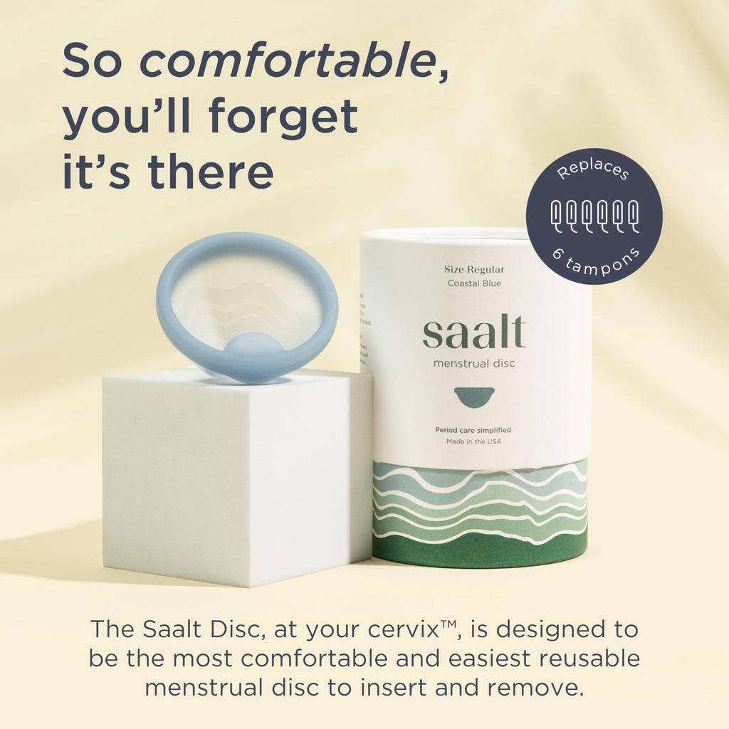 Saalt Soft Reusable Menstrual Cup & Disc Set for Women