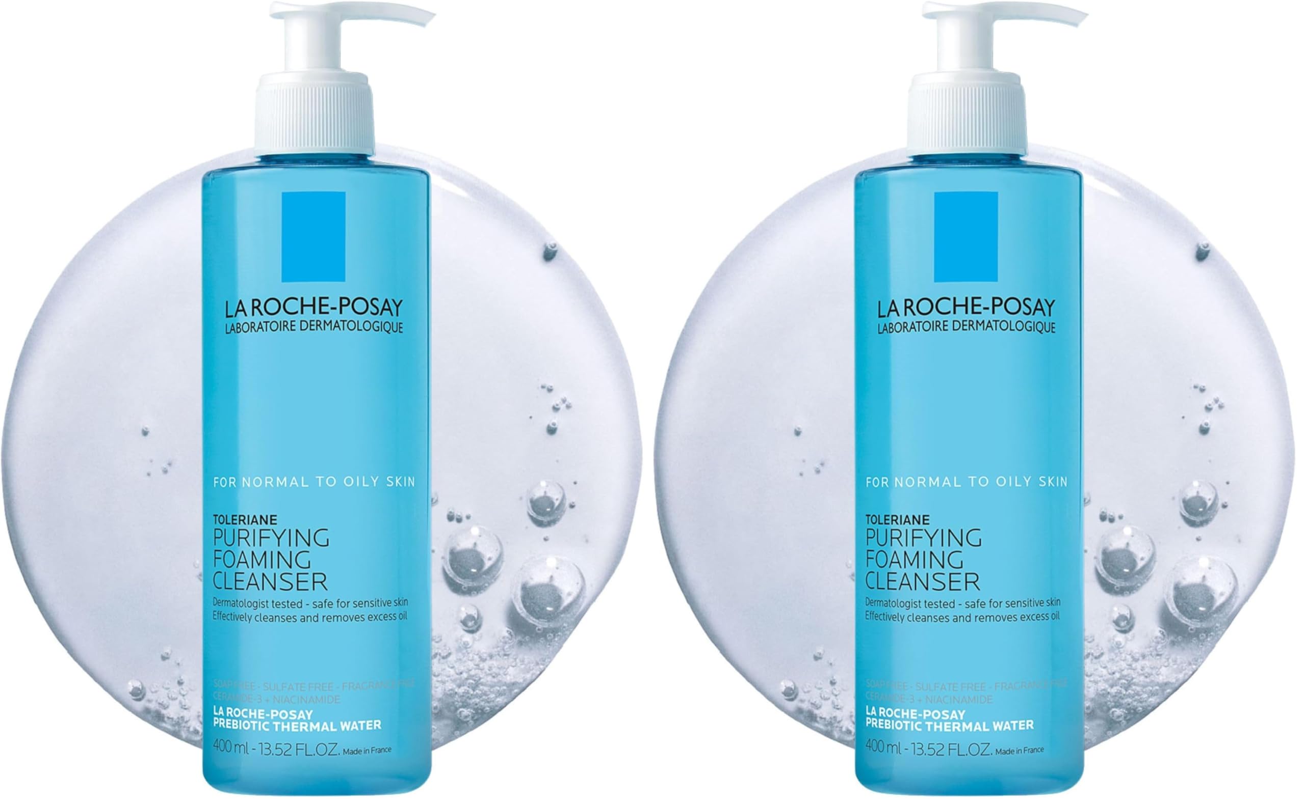 La Roche-Posay Toleriane Purifying Foaming Facial Cleanser with Niacinamide