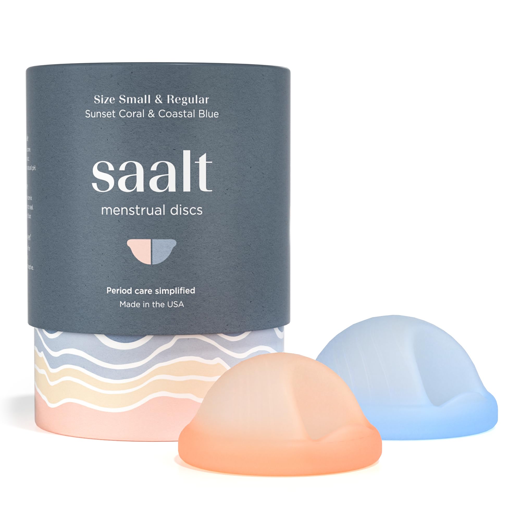 Saalt Soft Reusable Menstrual Cup & Disc Set for Women