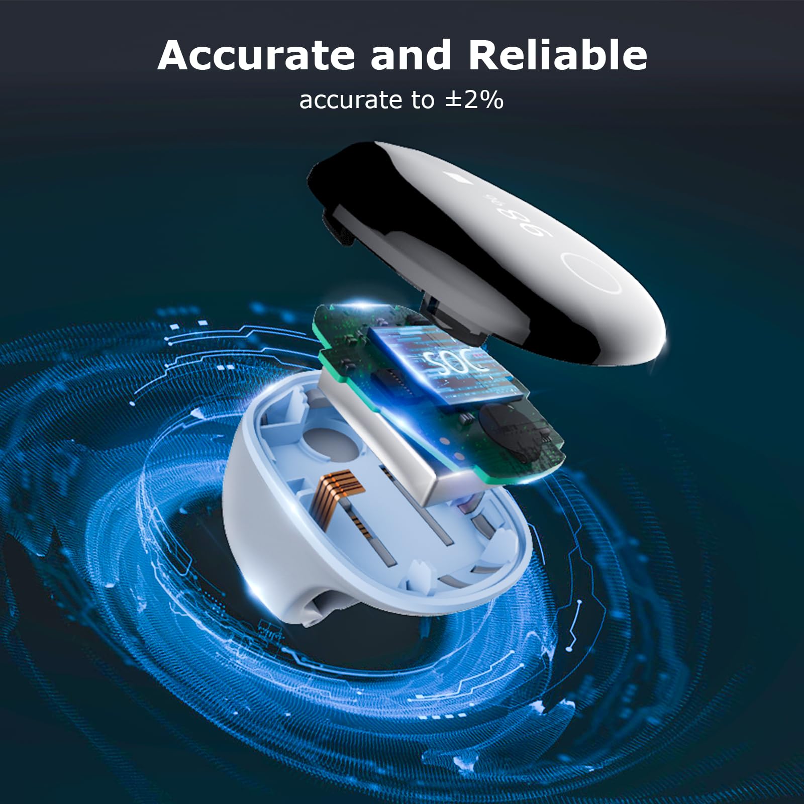 Wellue O2Ring Bluetooth Pulse Oximeter & SpO2 Monitor