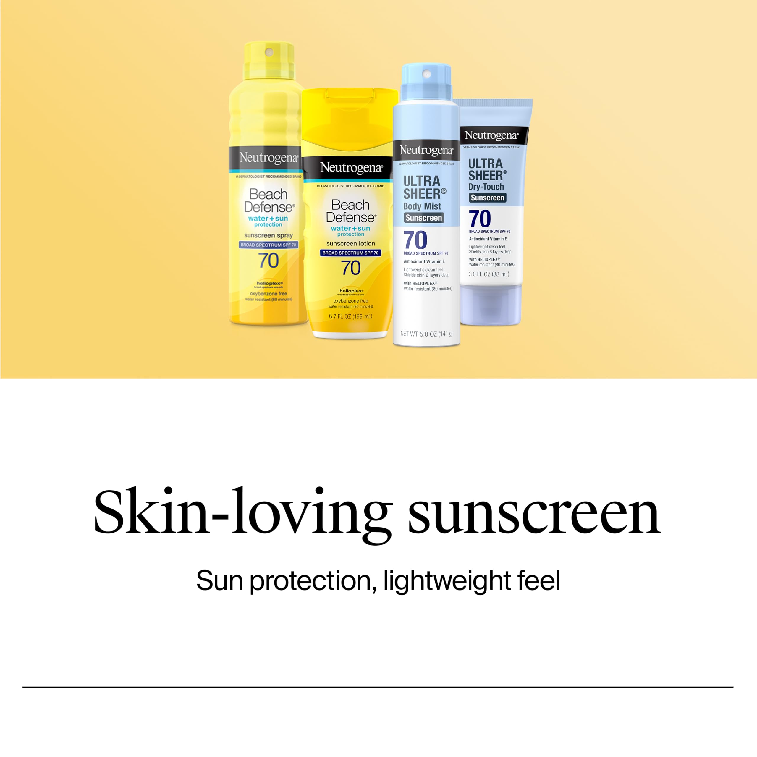 Neutrogena Beach Defense Sunscreen 1.5 oz