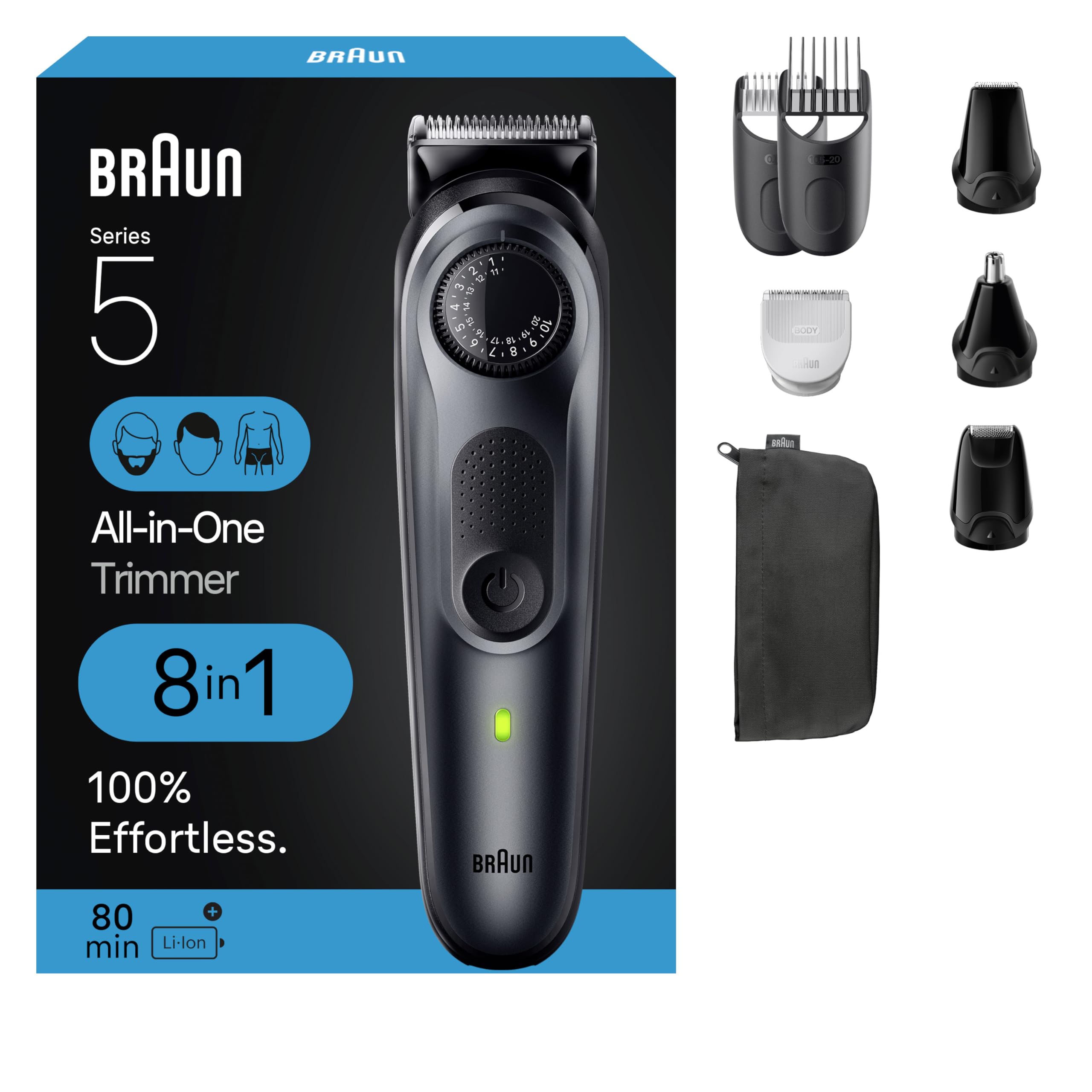 Braun Series 5 54 Shaver Battery Powered Cordless,Waterproof Malehair Trimmer