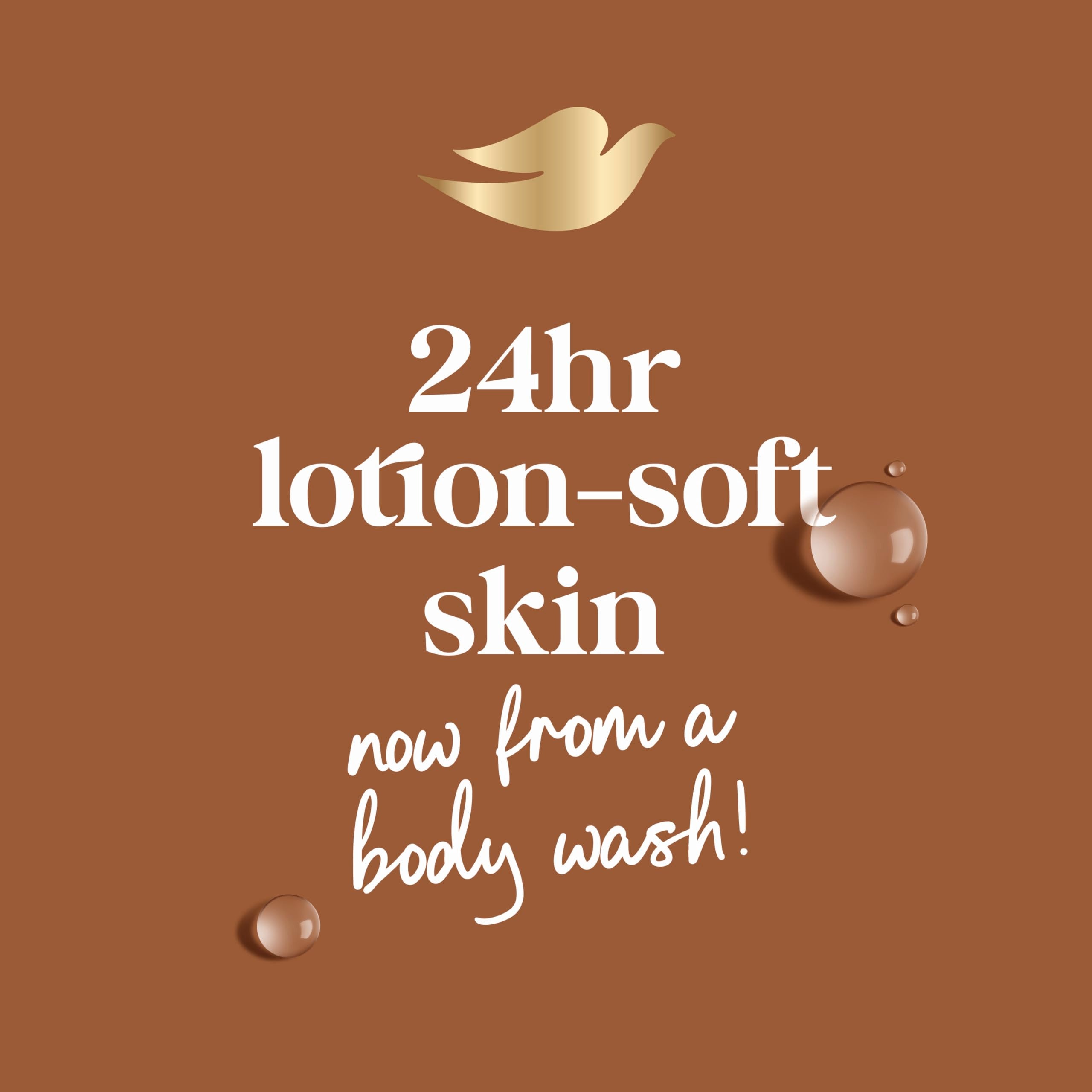 Dove Body Wash with Pump Restore Coconut & Cocoa Butter for 24hr Lotion-Soft Skin Moisturizing Skin Cleanser with No Sulfates No Parabens 30.6 Oz