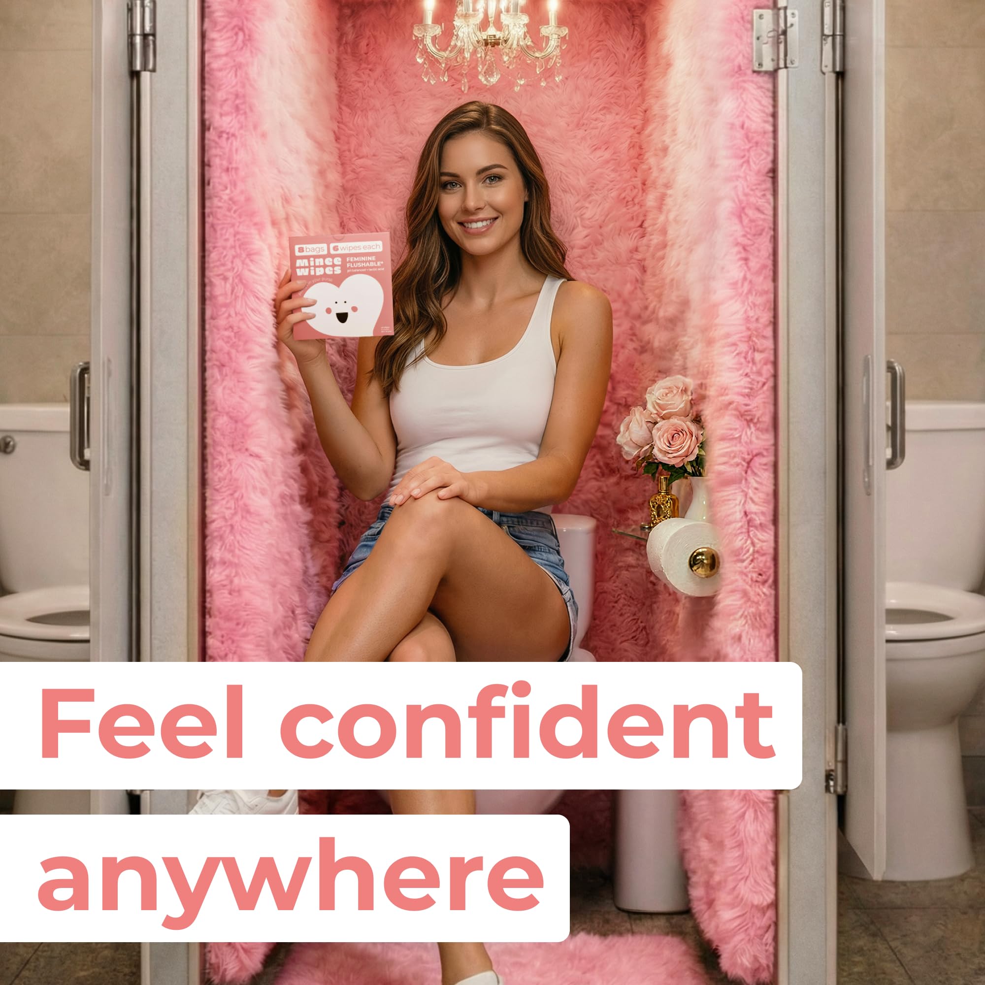 pH-Balanced Feminine Wipes with Aloe for Daily Care