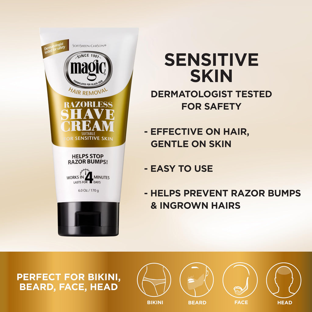 SoftSheen-Carson Magic Razorless Shaving Cream for Men
