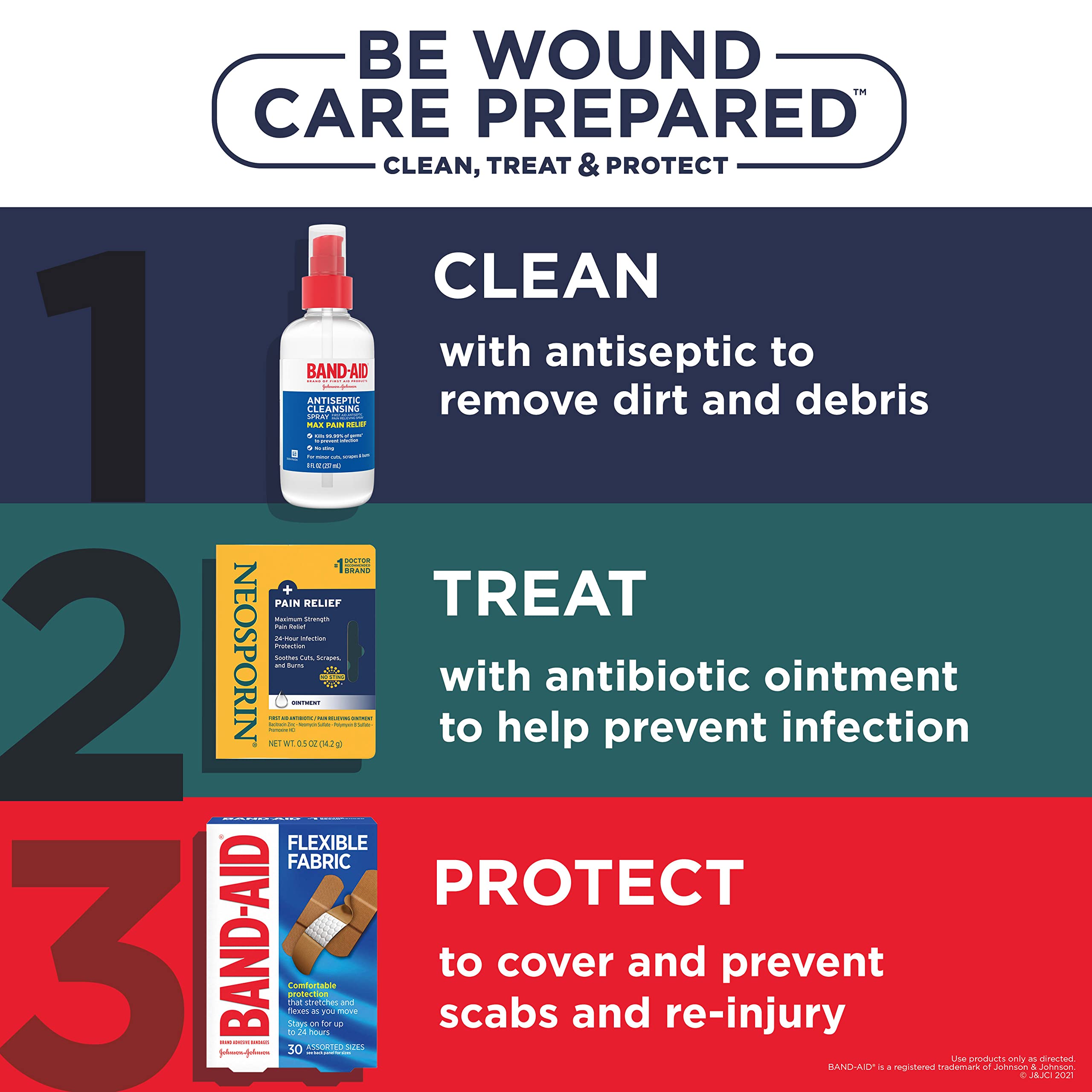 Band-Aid Antiseptic Cleansing Spray for Wound Care