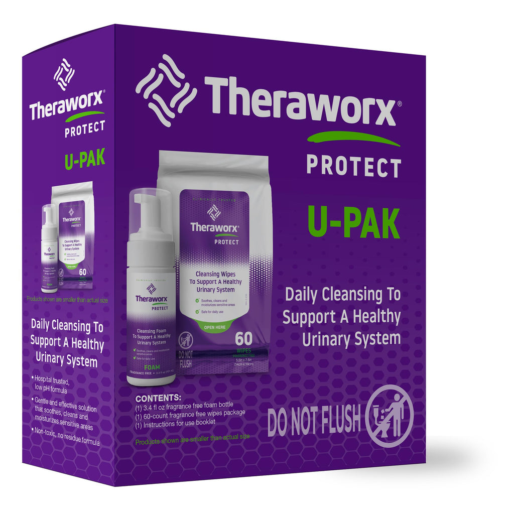 Theraworx Protect Urinary Health Wipes & Hygiene Foam