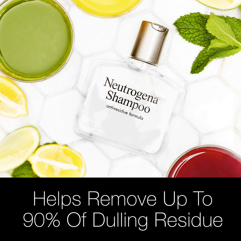 Neutrogena Anti-Residue Shampoo Gentle Non-Irritating Clarifying to Remove Hair Build-Up & Residue fl. oz