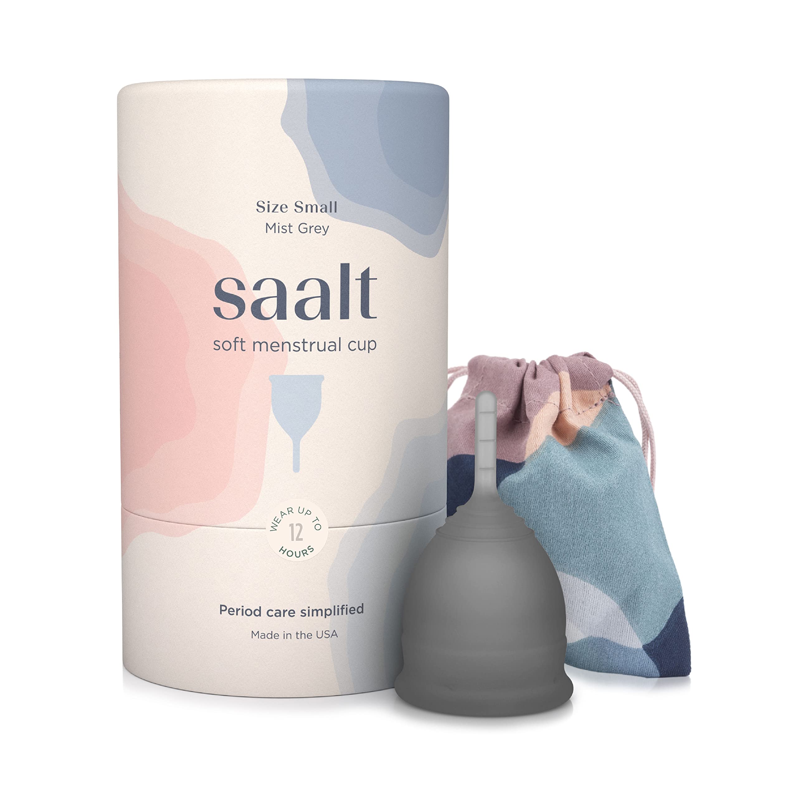 Saalt Soft Reusable Menstrual Cup & Disc Set for Women