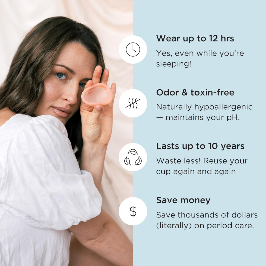 Saalt Soft Reusable Menstrual Cup & Disc Set for Women